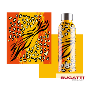 【Bianco di puro 彼安特】BUGATTI 狂野橘豹保溫瓶800ml