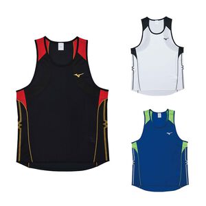MIZUNO 男田徑背心 路跑背心 運動背心 運動上衣 田徑服 吸濕排汗 U2TA2A01 22FW【樂買網】