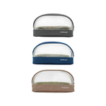 Semi-Circular Transparent Storage Pouch &ndash; Blue, , large