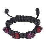 BOMBERG 炸彈錶 紫紅水鑽黑骷髏黑色手環-S (JW-BKT-FSPBA.S4.3), , large