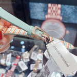 [星晴錶業]ARMANI手錶,28mm,AR00059幾何立體圖形錶面玫瑰金錶殼多色真皮皮革錶帶款, , large