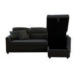 RH多利大L型收納沙發(貓抓皮), , large