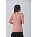 (S) 【安于晴Charlene私服】uniqlo質感棉質橘色長袖上衣二手衣, , large
