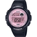 CASIO 卡西歐 運動慢跑女錶-粉X黑 LWS-1200H-1A2V, , large