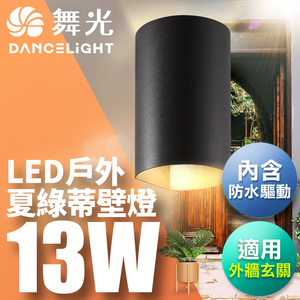 Dancing Light 13W Charlotte Wall Lamp Wall Lamp Outdoor Lighting with Waterproof Driver Dark Gray OD-2299