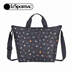 Lesportsac Deluxe Easy Carry Tote 手提肩背兩用托特包 購物袋 禮物 女包(像素小狗）