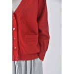 (L) la pensee質感羊毛純羊毛紅色外套二手衣, , large