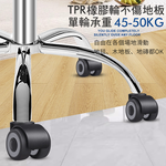 【G+居家】2組辦公椅2吋萬向輪5入組(活動腳輪/電腦椅輪子/靜音輪/萬向輪/直插式), 灰圈,無蓋飾, large