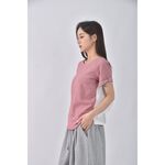 (S) max co質感棉質紅色短袖上衣二手衣, , large