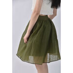 (M) ob style簡約綠色短裙二手衣, , large