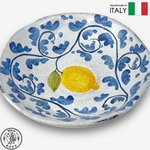 【SOLO Vintage】Modigliani Italian Pottery 19cm Pasta Plate Deep Round Plate Soup Plate Amalfi Coast Lemon Tree Series, , large