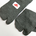 [Kaimei Cotton] 5pairs set MIT made in Taiwan LYCRA comfort upgrade fine stitched two-toe socks 22-26cm, , large