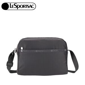 |快速出貨|Lesportsac DANIELLA CROSSBODY 拉鍊斜背包 側背包 送禮-夜幕灰