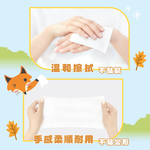 純水濕紙巾 加蓋 加大型(80抽/24包), , large