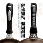 【日本Peacetar必仕達】澳洲原礦 手工鑄造 二代輕食系列 不沾平底鍋30cm, , large