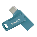 【SanDisk】Ultra GO 256G 海灣藍 TYPE-C USB 3.2 雙用 OTG 旋轉隨身碟 讀取速度 400MB/s, , large