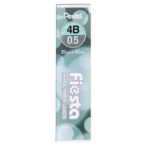 【 Pentel 飛龍 】自動鉛筆芯 0.5mm /個 C235TF   -  4B