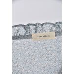 (M) sugar offices碎花雪紡日系排扣藍色長袖上衣二手衣, , large
