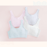 Clany MIT Seamless Wireless Bra – Pink Kitty Youth Cooling Bra, Size S–Q/2XL, Style 8038-31 (For Teens, Growth Support), , large