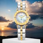 CHARRIOL 夏利豪 St-Tropez系列 珍珠貝面鑽石腕錶-28mm CR28SY.911.003, , large