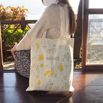 【seisei】Canvas shoulder tote, , large