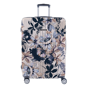 NaSaDen [Locust Apricot]26" Checked Zipper Luggage