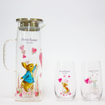 【世豐】Peter Rabbit比得兔 耐熱玻璃冷水壺及水杯3件組＿心心相印, , large