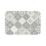 【Monster】 Soft Diatomaceous Earth Absorbent Mat – Floral Seal Series (60x40cm) –Elegant Twill Haven, , large