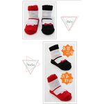 【D&G】蝴蝶結仿鞋造型寶寶襪-D375, , large