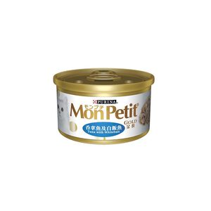 貓倍麗金罐鮮嫩鮪魚銀魚85g