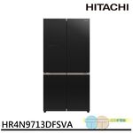 HITACHI 645L High Efficiency Inverter 4-Door Refrigerator Glossy Black HR4N9713DFSVA, , large