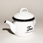 [豐琺瑯] 日本製｜琺瑯茶壺附濾網｜Lily White系列｜手工琺瑯｜LW-207, , large