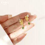 【Gulicc】古莉可 耳環  桂花流蘇 雅致復古耳環, , large