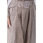 (S) liz lisa格紋棕色綁帶長裙二手衣, , large