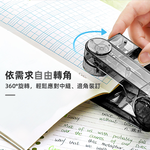 【上手家居】360度旋轉訂書機-透明(釘書機/裝訂機/省力訂書機), , large