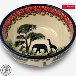 【SOLO Vintage】Cerraf Polish Pottery 13cm Rice Bowl Ballad of the Open Plains Series Made in Poland, , large