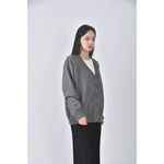 (XL) pazzo排扣灰色外套二手衣, , large