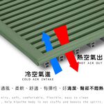 金德恩 GS MALL 台灣專利製造 透氣冰涼軟式坐墊 L號 通風墊 透氣墊 冰涼墊 軟式墊 坐墊 39x42x2.3cm, , large