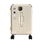 【B&B幸福雜貨】杯架+充電行李箱送保護套20吋（奶茶色）CG90335A16-07, , large