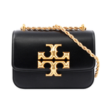 TORY BURCH Eleanor 大標誌翻蓋小款二用包/黑色, , large