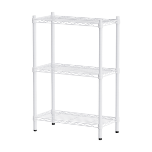  【Y HOUSE】60x30x90cm Lightweight Three-layer Iron Rack Iron Rack Shelf-Painted White