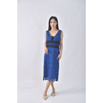 (S) diane von furstenberg無袖藍色洋裝二手衣, , large