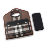 Handbag＆crossbody pocket bag, , large