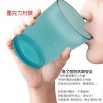 GS MALL 台灣製造 一組4入 壓克力盥洗用具  橢圓型盥洗用具 牙刷架 漱口杯 肥皂架 牙膏架 浴室收納架, , large