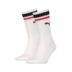 [秉宸] PUMA Fashion條紋長襪 白x黑紅條紋 BB109202