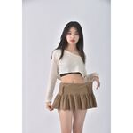 (2XL) 質感美拉德風棕色短裙二手衣, , large