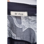 (L) gd shop棉質純棉藍色短袖上衣二手衣, , large