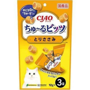 【拉拉寵物小舖】啾嚕迷你肉泥夾心捲 (雞肉) 12g x 3入