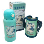 寶可夢吸管不鋼保溫水壺500ml-卡比獸, , large
