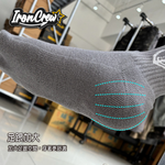 IronCrew-鐵血堂 抗菌機能襪-黑色, , large
